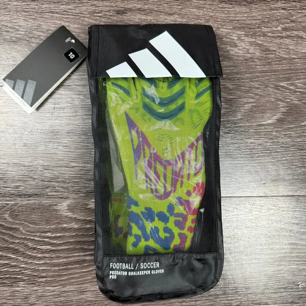 Adidas Predator Pro GL Goalkeeper Soccer Goalie Gloves Size 10 JN0242 NWT